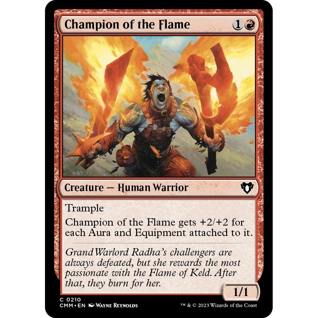 Image for Champion of the Flame (210) (CMM) - Magic: The Gathering