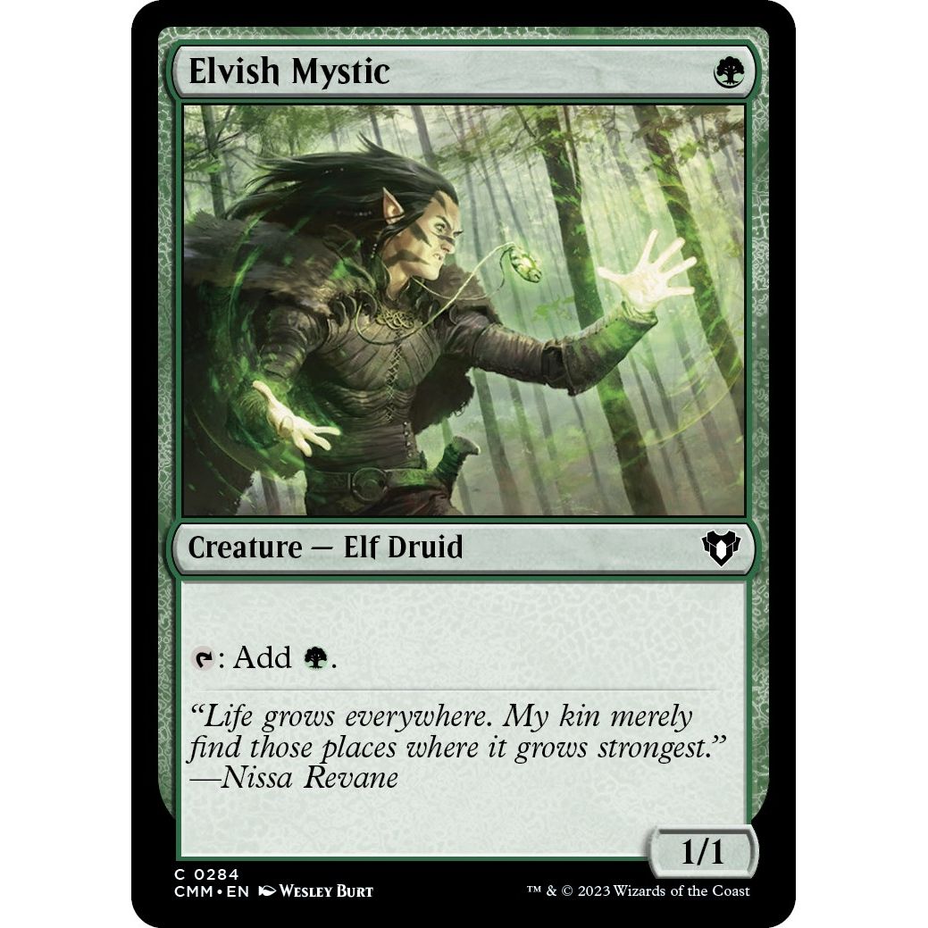 Image for Elvish Mystic (284) (CMM) - Magic: The Gathering