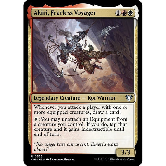 Image for Akiri, Fearless Voyager (335) (CMM) - Magic: The Gathering