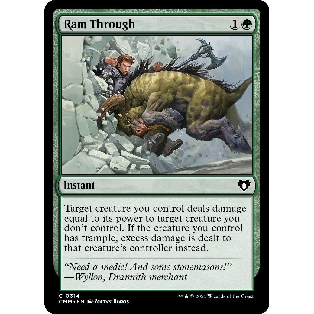 Image for Ram Through (314) (CMM) - Magic: The Gathering