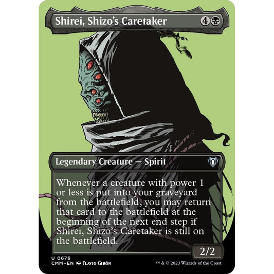 Image for Shirei, Shizo's Caretaker (Borderless) (676) (CMM) - Magic: The Gathering
