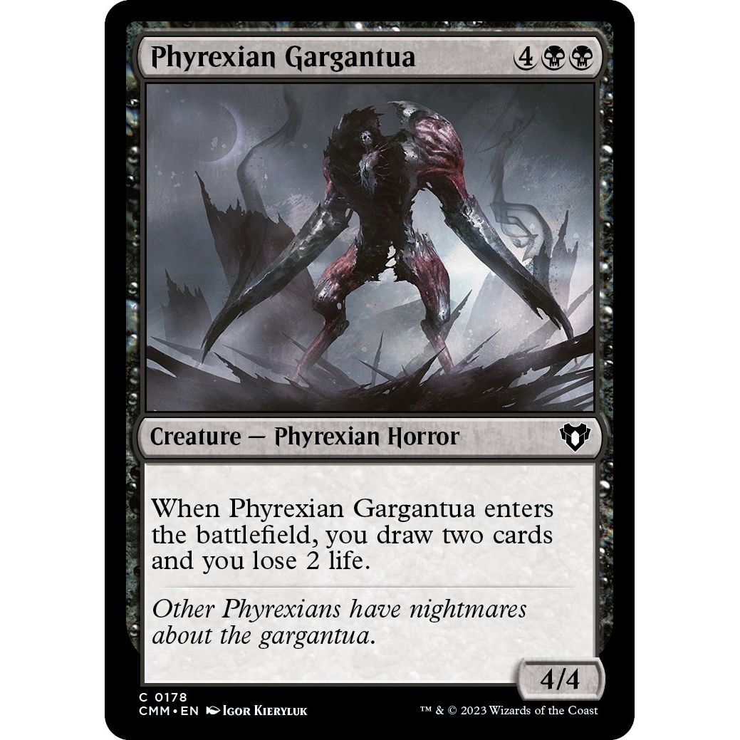 Image for Phyrexian Gargantua (178) (CMM) - Magic: The Gathering