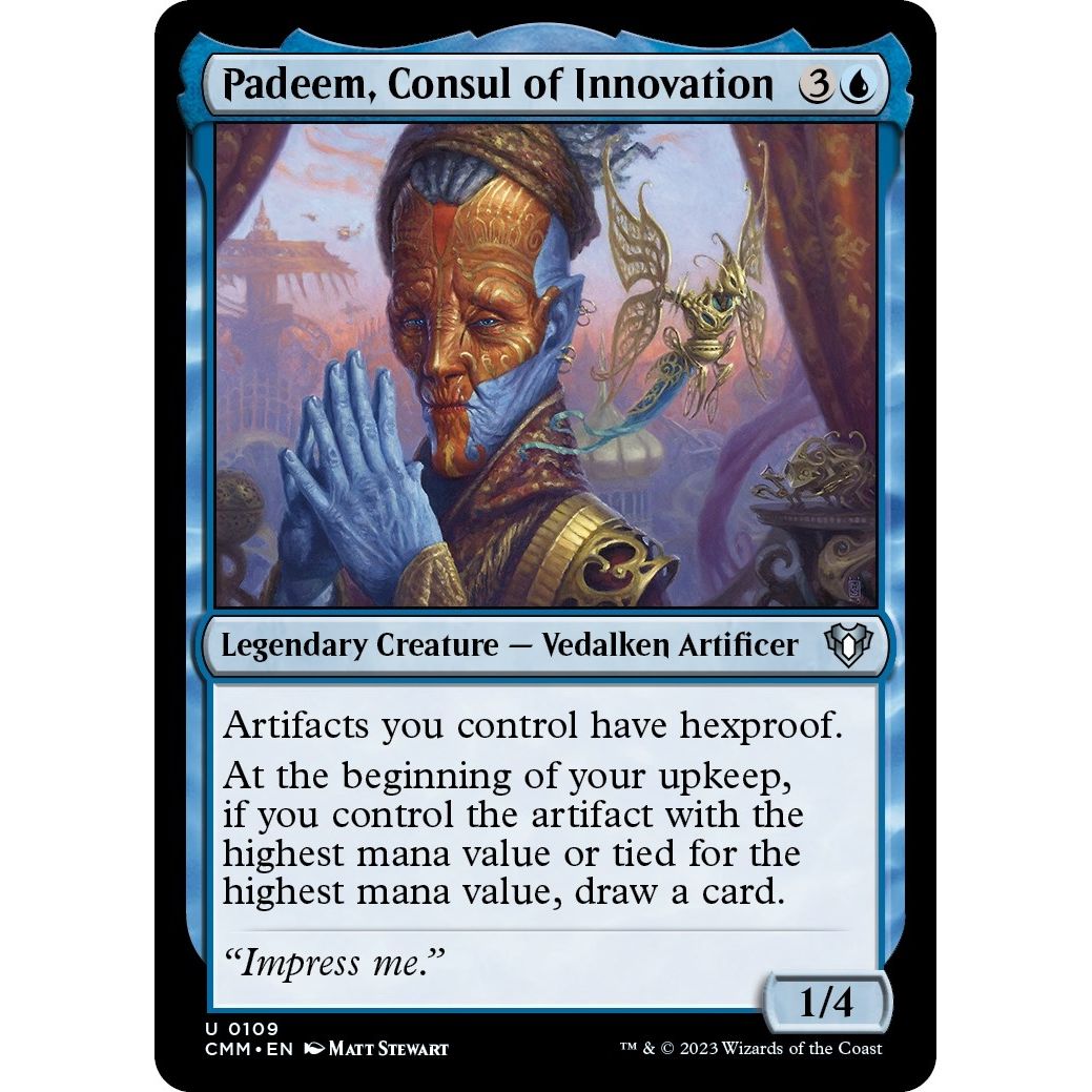Image for Padeem, Consul of Innovation (109) (CMM) - Magic: The Gathering