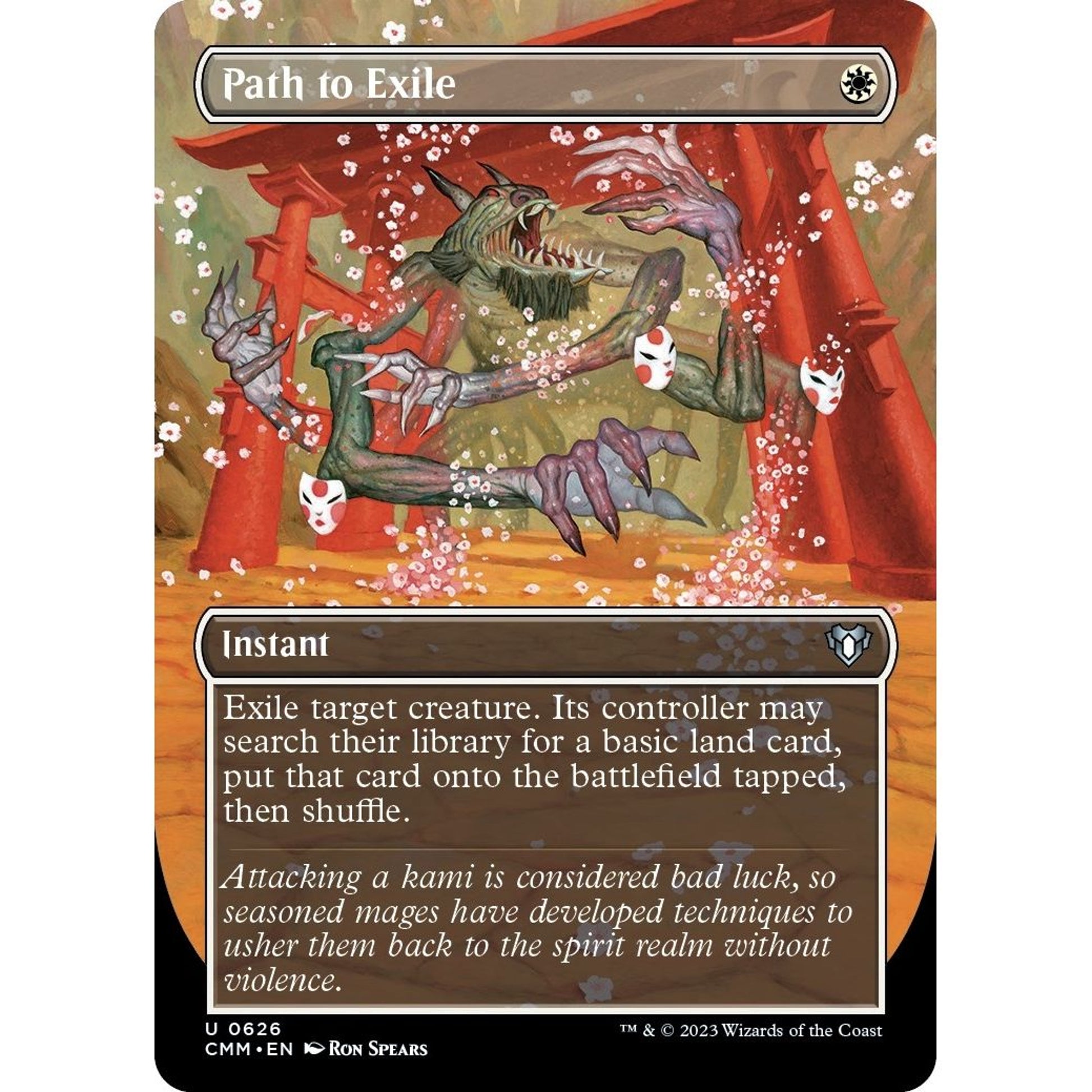 Image for Path to Exile (Borderless) (626) (CMM) - Magic: The Gathering