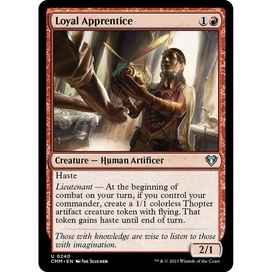 Image for Loyal Apprentice (240) (CMM) - Magic: The Gathering