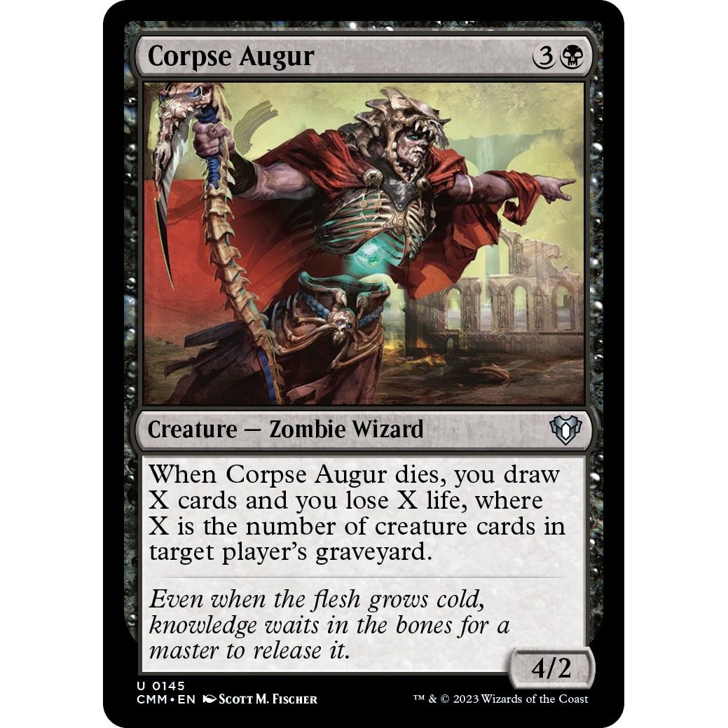 Image for Corpse Augur (145) (CMM) - Magic: The Gathering