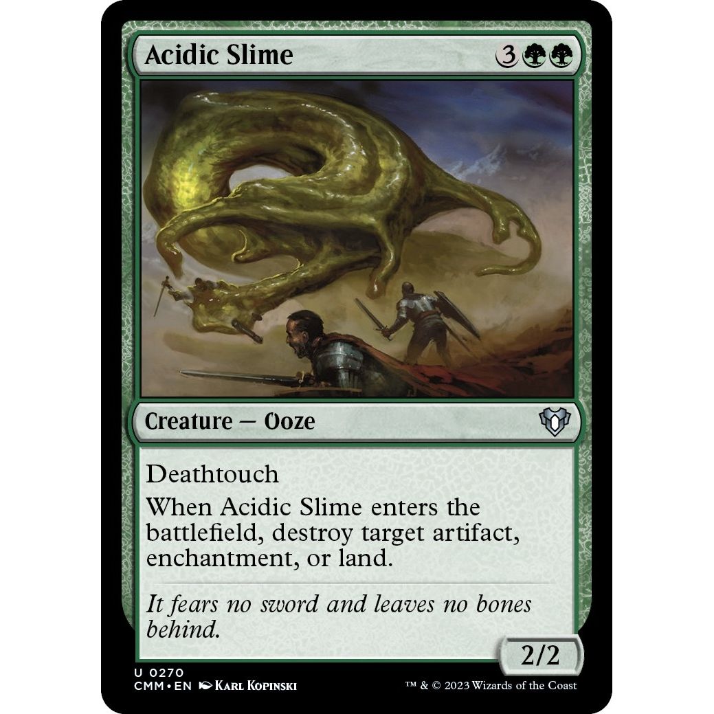 Image for Acidic Slime (270) (CMM) - Magic: The Gathering