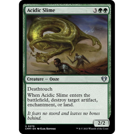 Image for Acidic Slime (270) (CMM) - Magic: The Gathering