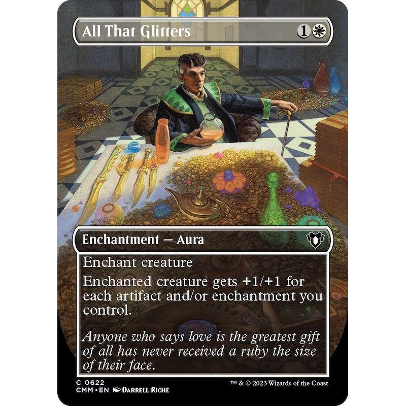 Image for All That Glitters (Borderless) (622) (CMM) - Magic: The Gathering