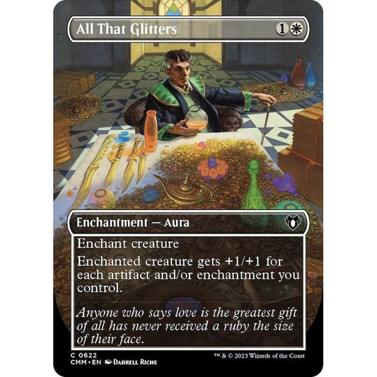 Image for All That Glitters (Borderless) (622) (CMM) - Magic: The Gathering