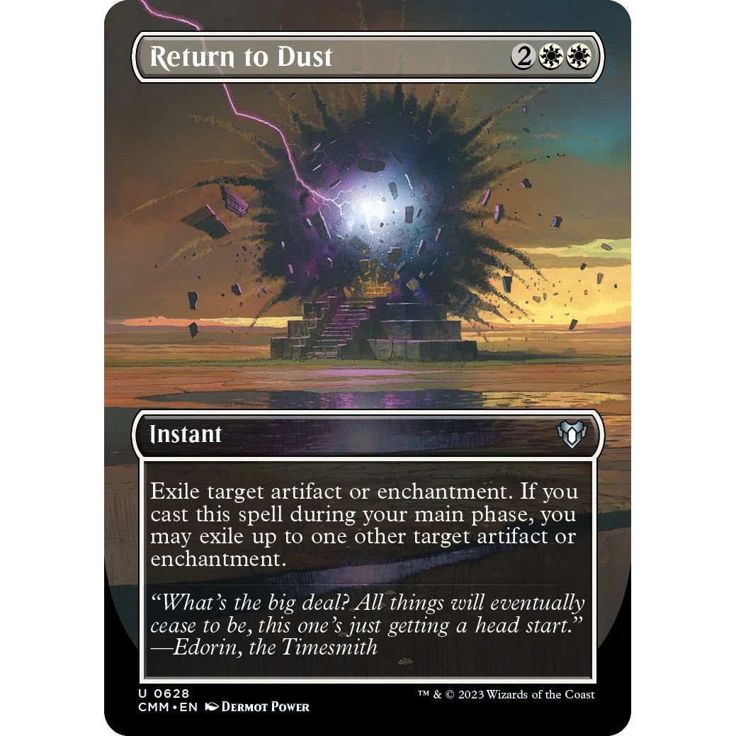 Image for Return to Dust (Borderless) (628) (CMM) - Magic: The Gathering