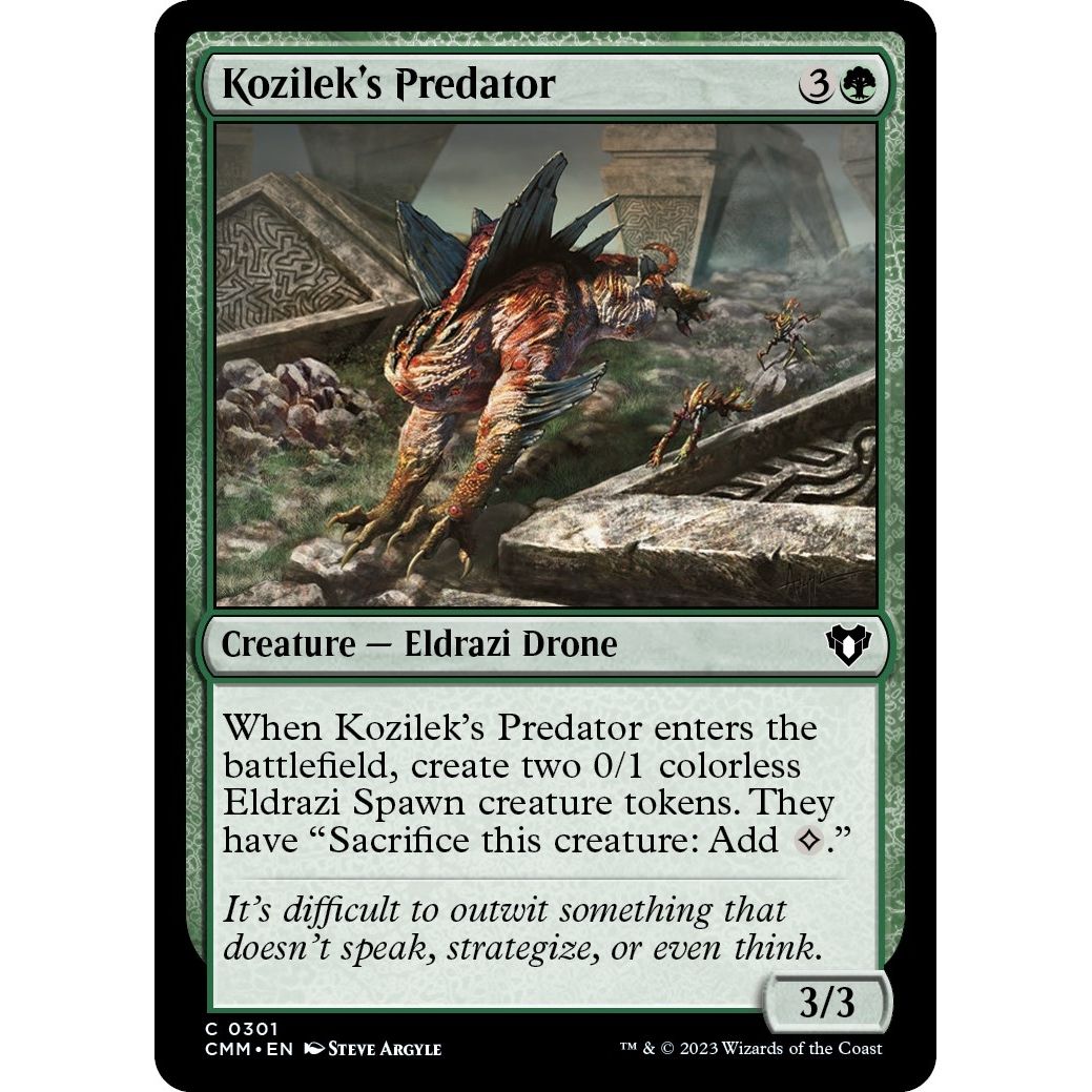 Image for Kozilek's Predator (301) (CMM) - Magic: The Gathering
