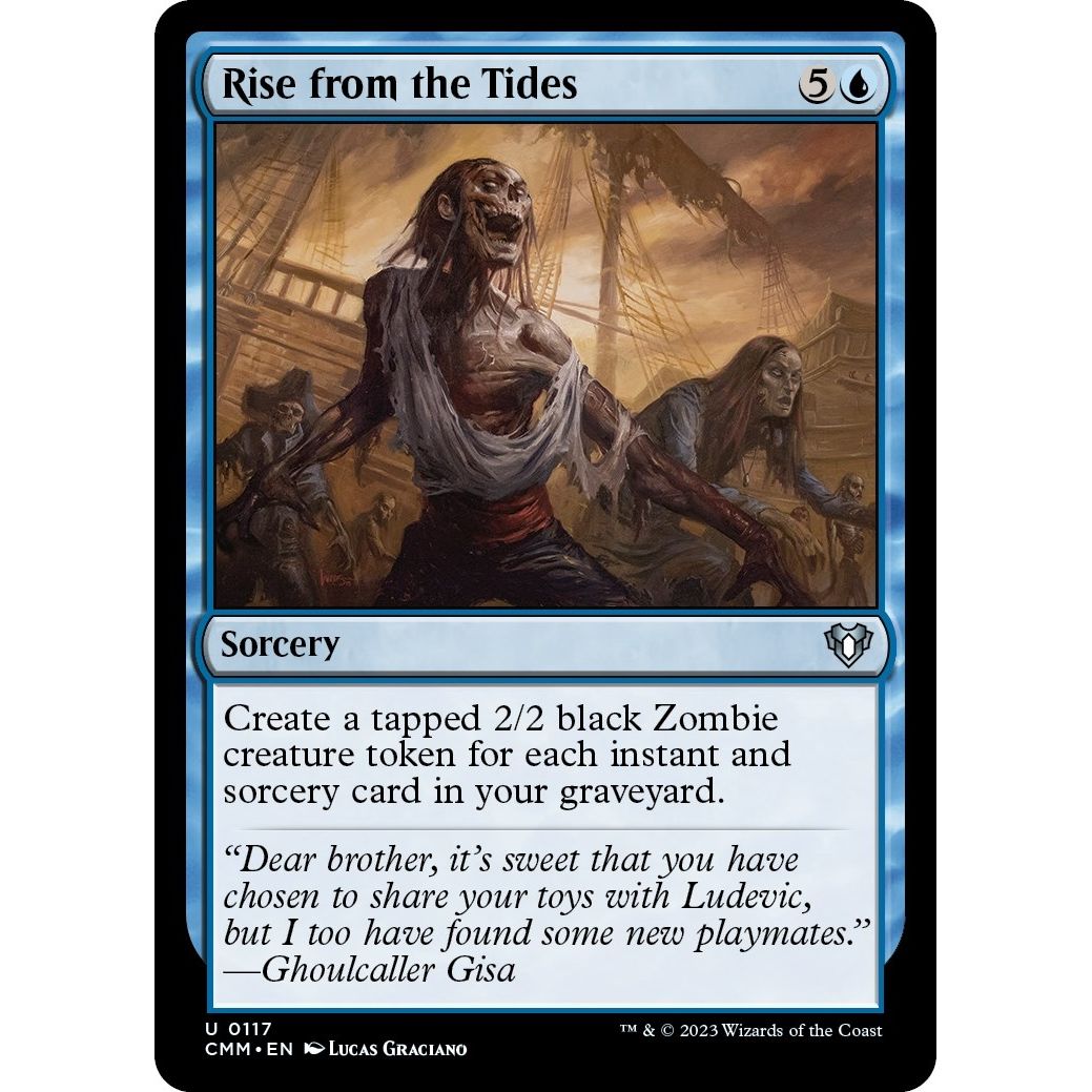 Image for Rise from the Tides (117) (CMM) - Magic: The Gathering