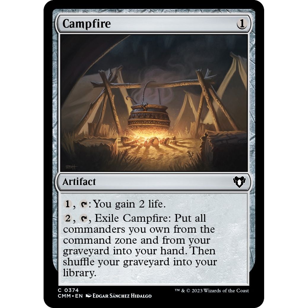 Image for Campfire (374) (CMM) - Magic: The Gathering