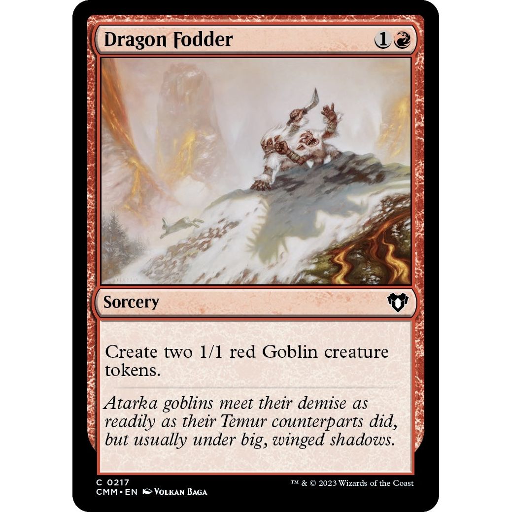 Image for Dragon Fodder (217) (CMM) - Magic: The Gathering
