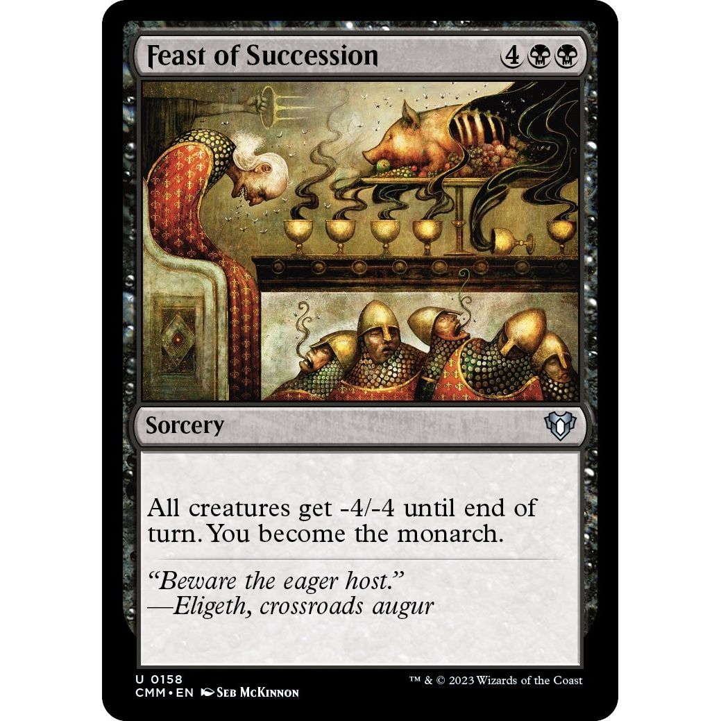 Image for Feast of Succession (158) (CMM) - Magic: The Gathering