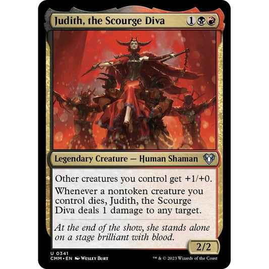 Image for Judith, the Scourge Diva (341) (CMM) - Magic: The Gathering