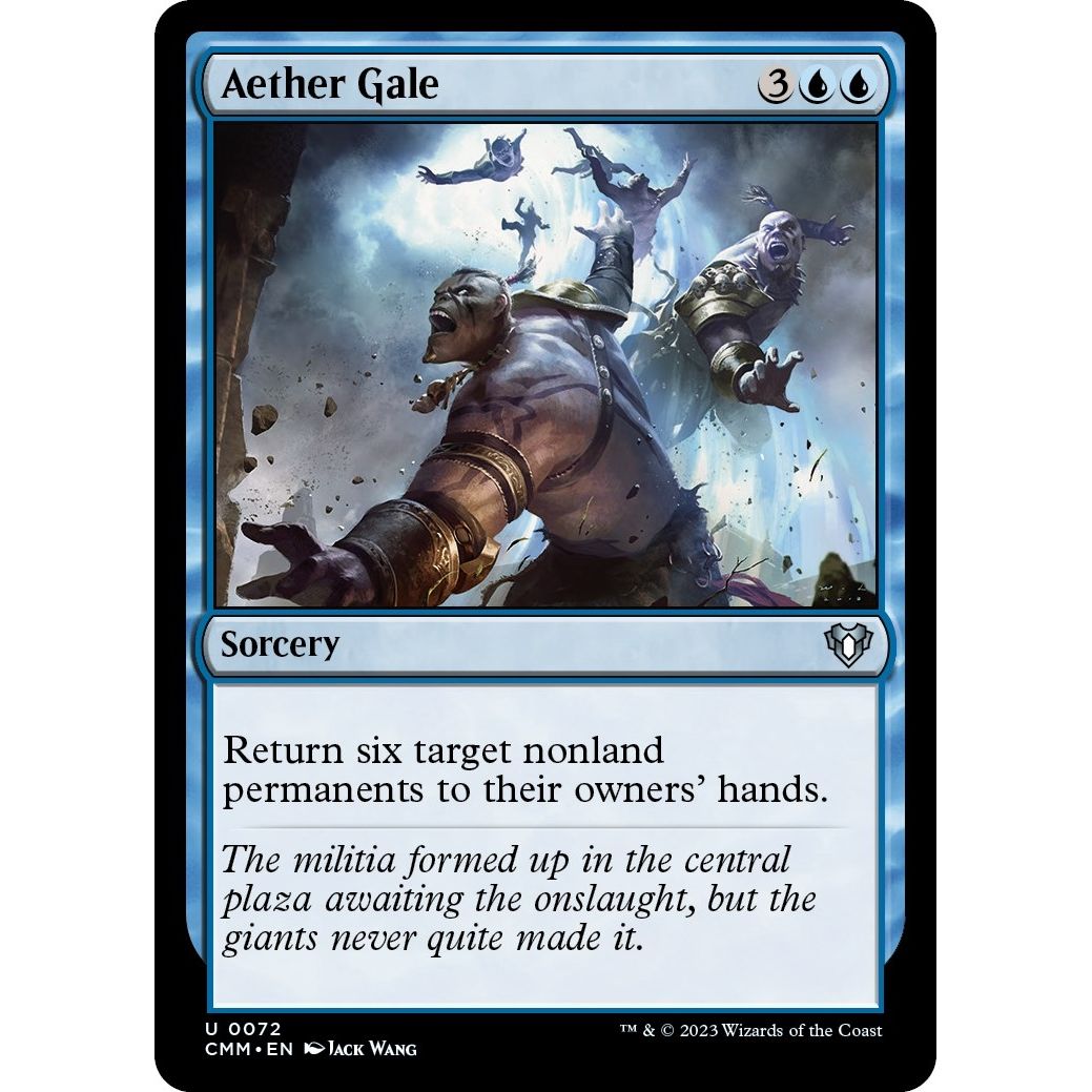 Image for Aether Gale (72) (CMM) - Magic: The Gathering