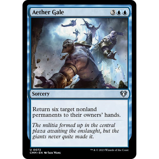 Image for Aether Gale (72) (CMM) - Magic: The Gathering
