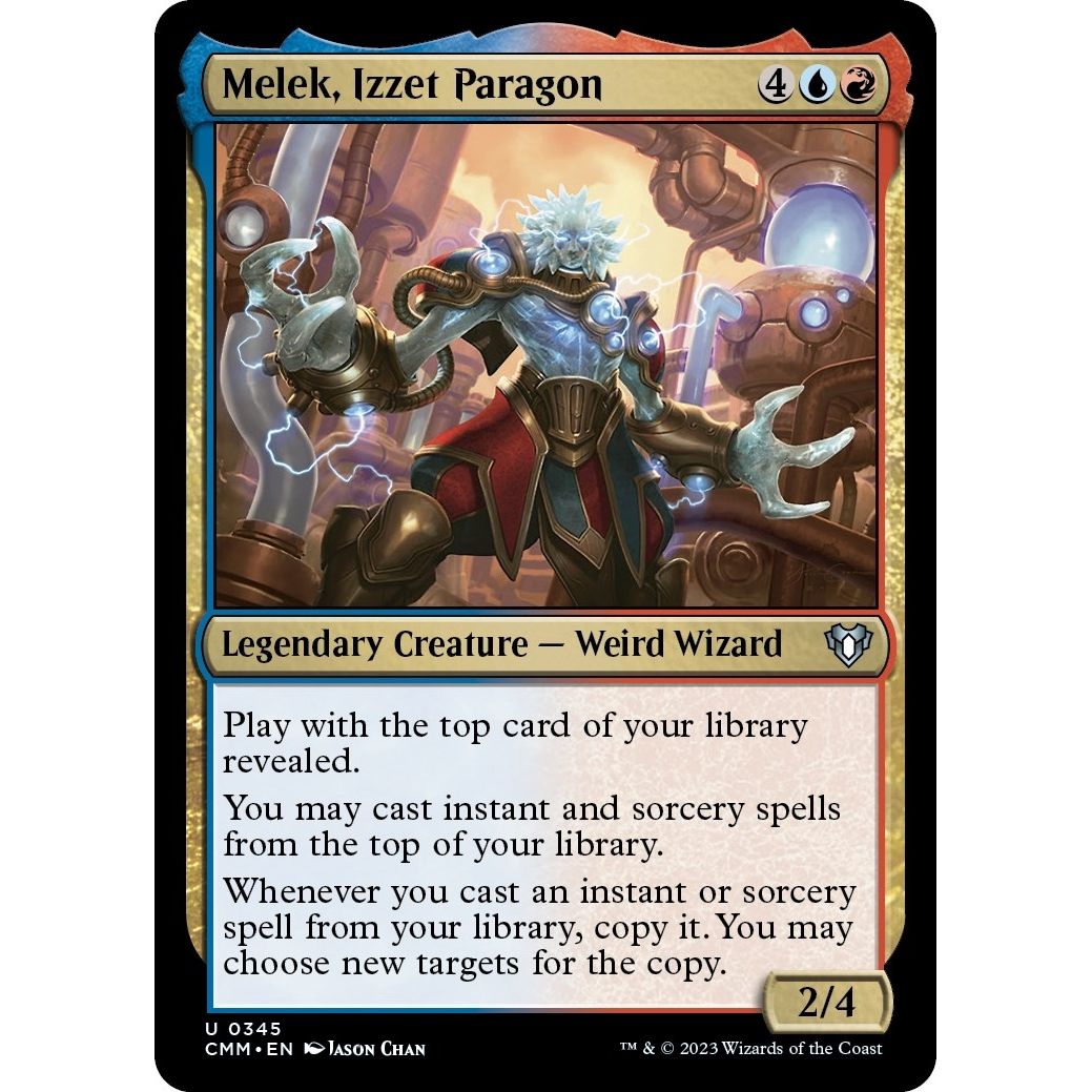 Image for Melek, Izzet Paragon (345) (CMM) - Magic: The Gathering
