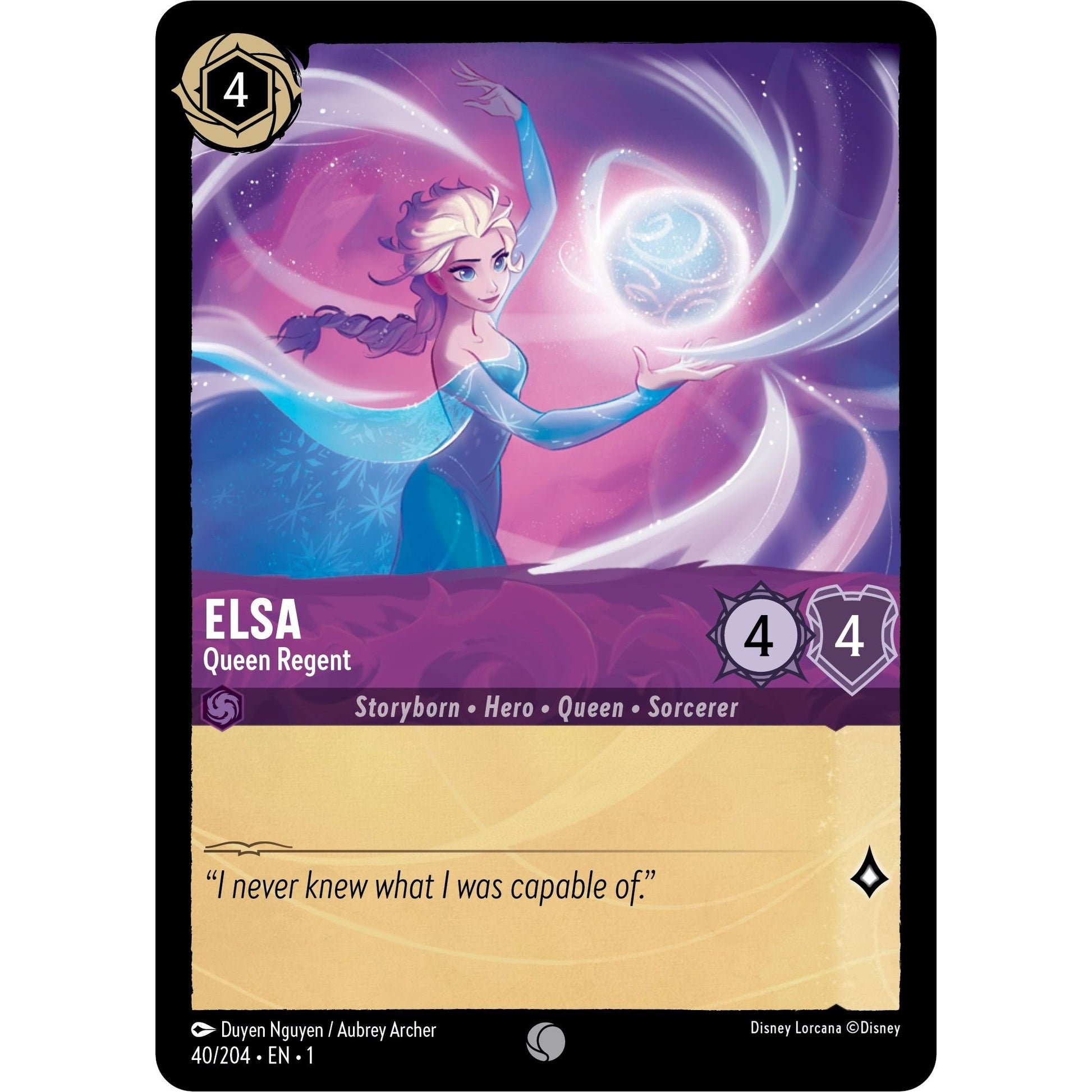 Image for Elsa - Queen Regent (40/204) (1) - Disney Lorcana