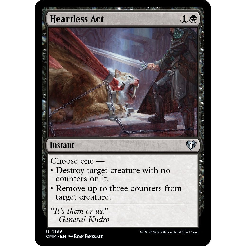 Image for Heartless Act (166) (CMM) - Magic: The Gathering