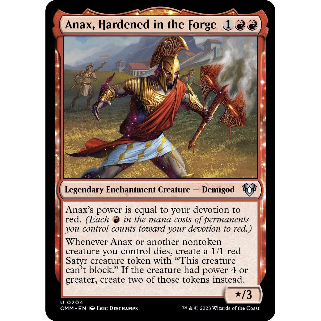 Image for Anax, Hardened in the Forge (204) (CMM) - Magic: The Gathering