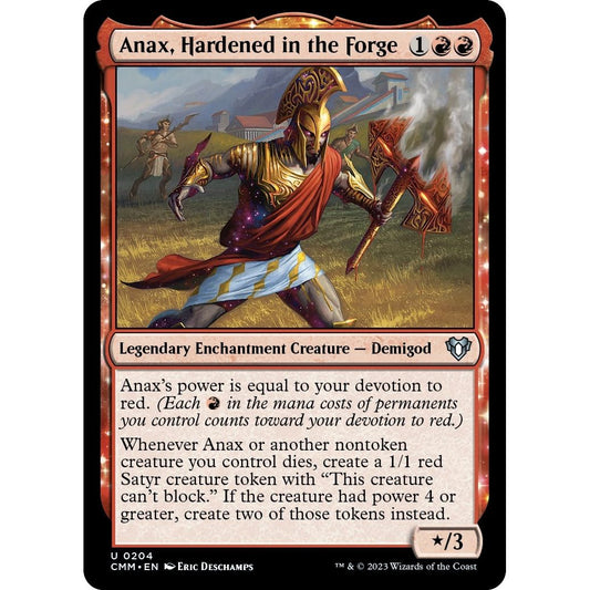 Image for Anax, Hardened in the Forge (204) (CMM) - Magic: The Gathering