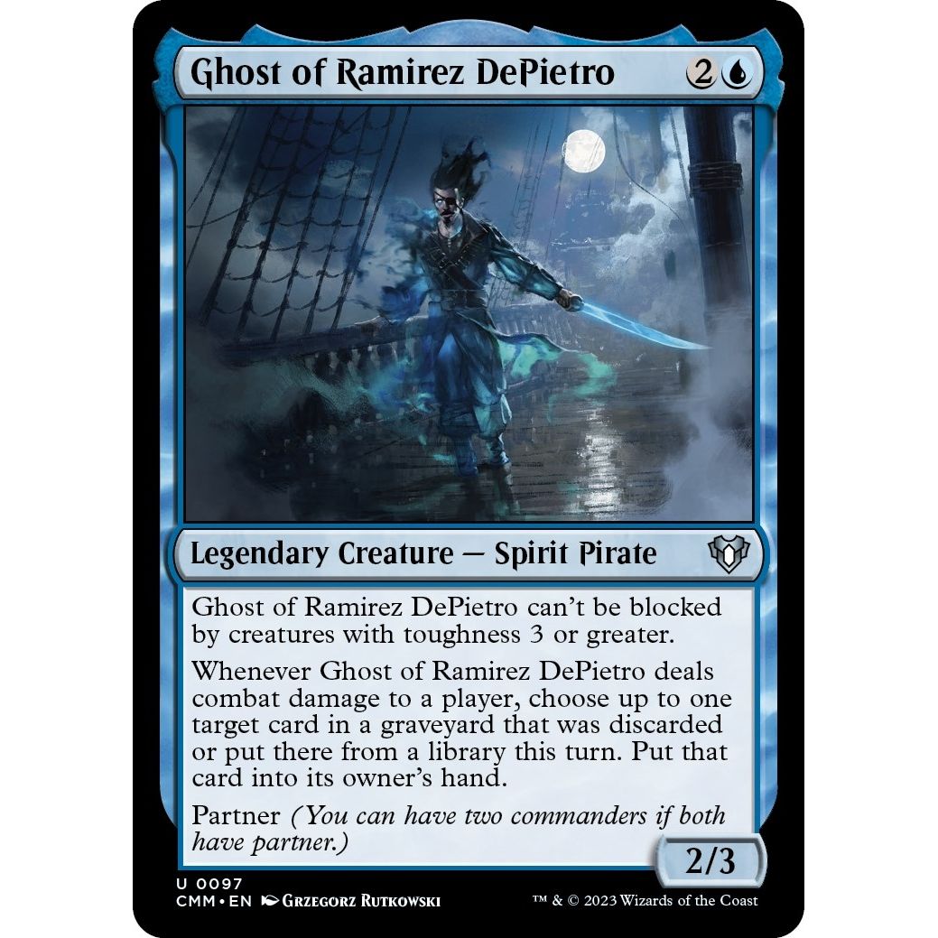 Image for Ghost of Ramirez DePietro (97) (CMM) - Magic: The Gathering