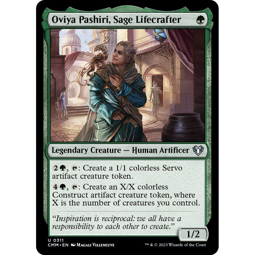 Image for Oviya Pashiri, Sage Lifecrafter (311) (CMM) - Magic: The Gathering