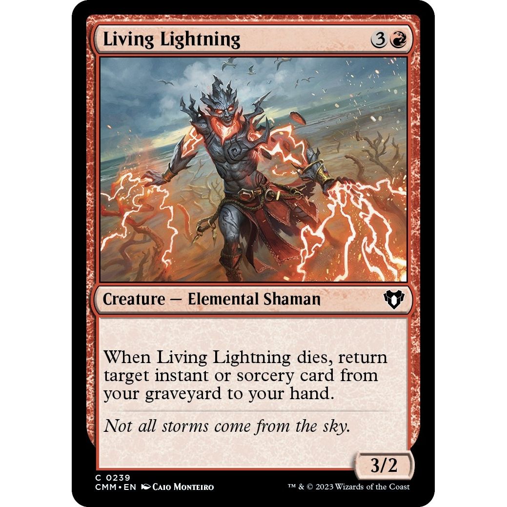 Image for Living Lightning (239) (CMM) - Magic: The Gathering