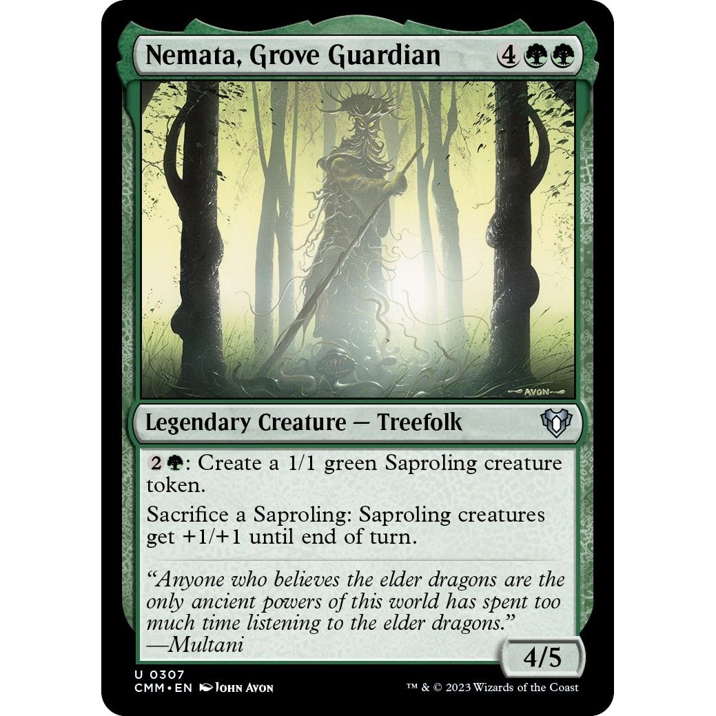 Image for Nemata, Grove Guardian (307) (CMM) - Magic: The Gathering