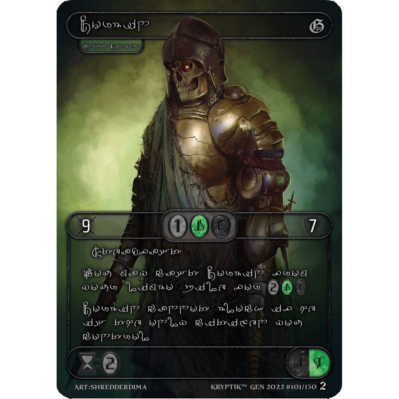 Image for Corbin (Silver Kryptik Language) (101) - Kryptik TCG