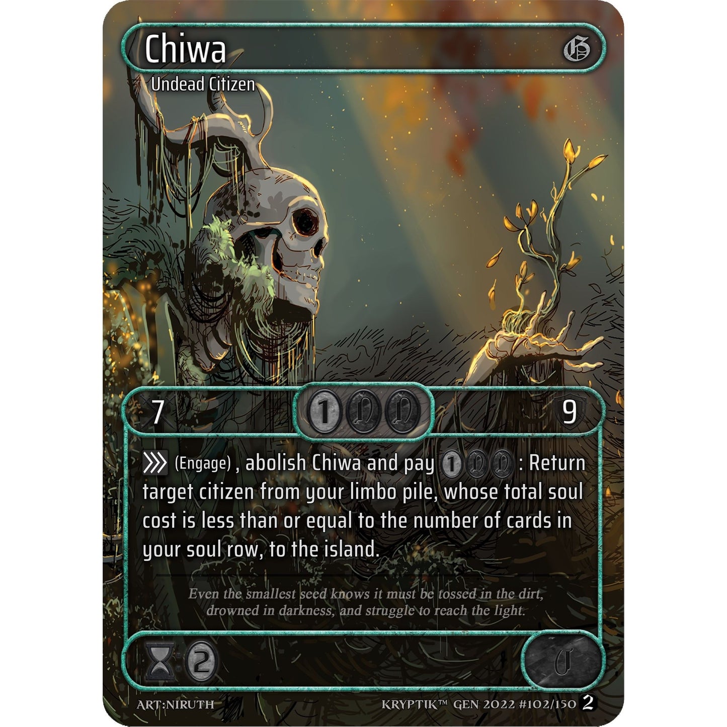 Image for Chiwa (Box Topper) (102) - Kryptik TCG