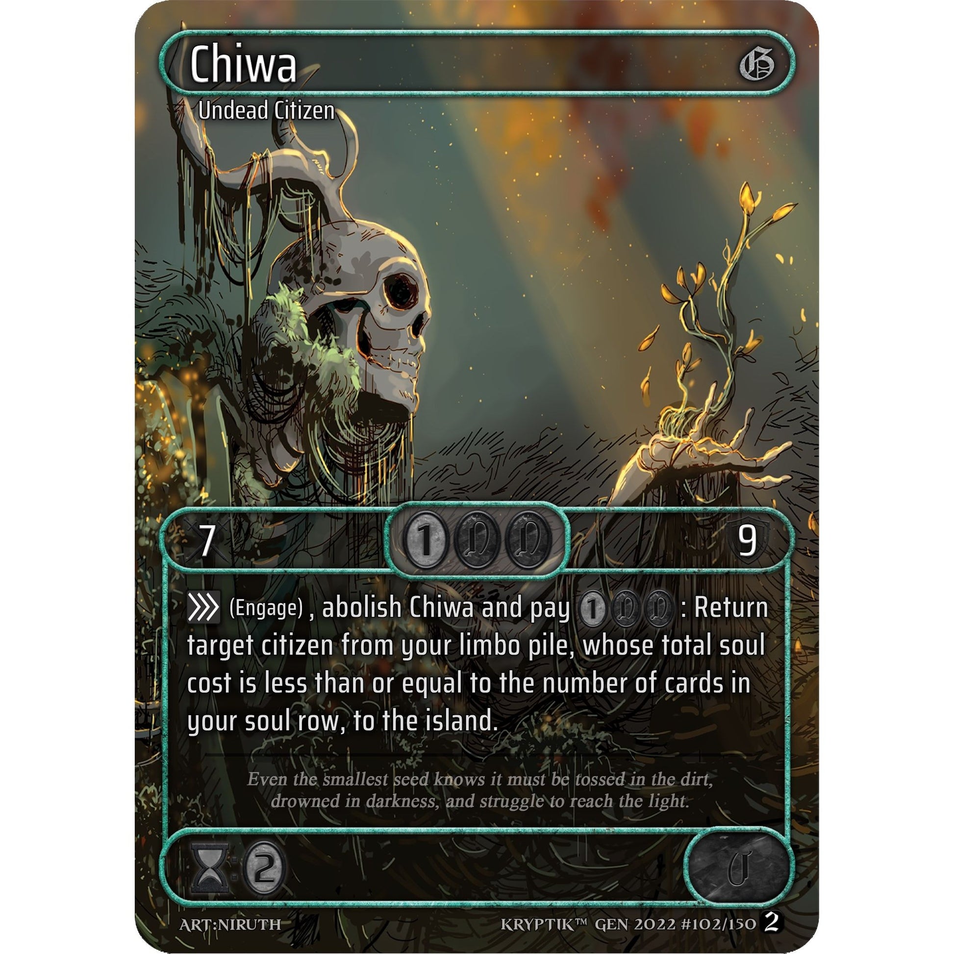 Image for Chiwa (Box Topper) (102) - Kryptik TCG