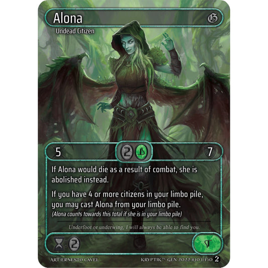 Image for Alona (Box Topper) (103) - Kryptik TCG