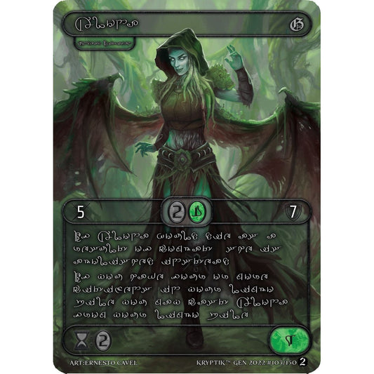Image for Alona (Silver Kryptik Language) (103) - Kryptik TCG