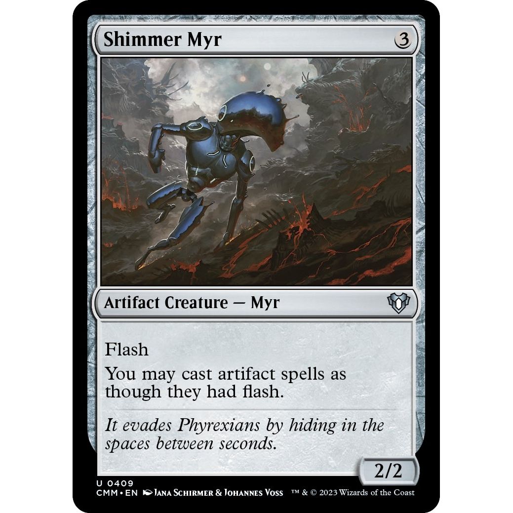 Image for Shimmer Myr (409) (CMM) - Magic: The Gathering