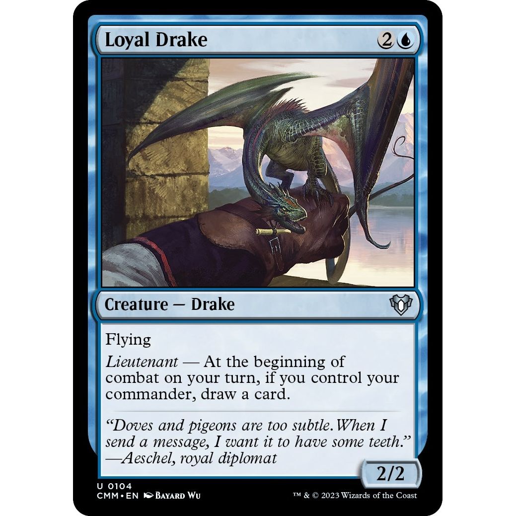 Image for Loyal Drake (104) (CMM) - Magic: The Gathering