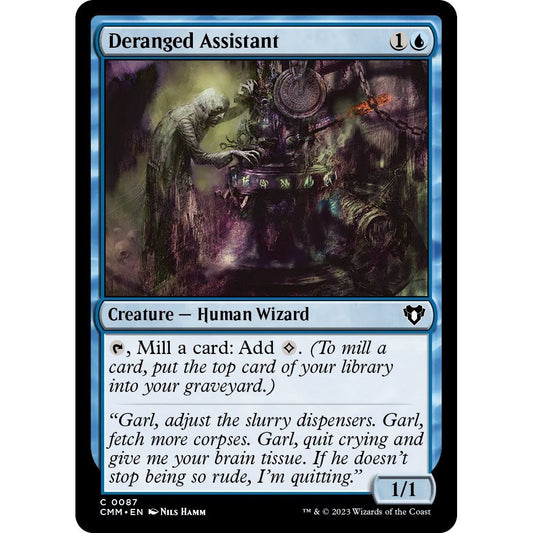 Image for Deranged Assistant (87) (CMM) - Magic: The Gathering