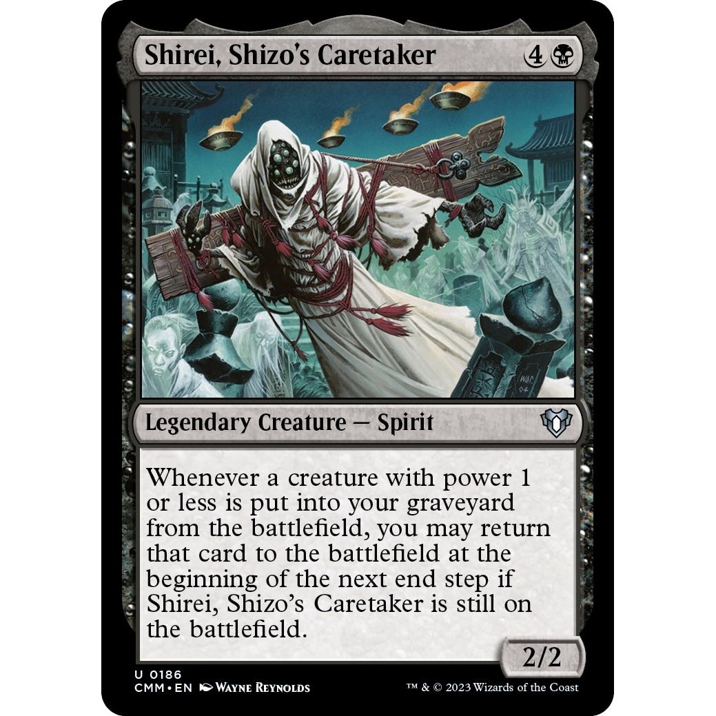 Image for Shirei, Shizo's Caretaker (186) (CMM) - Magic: The Gathering