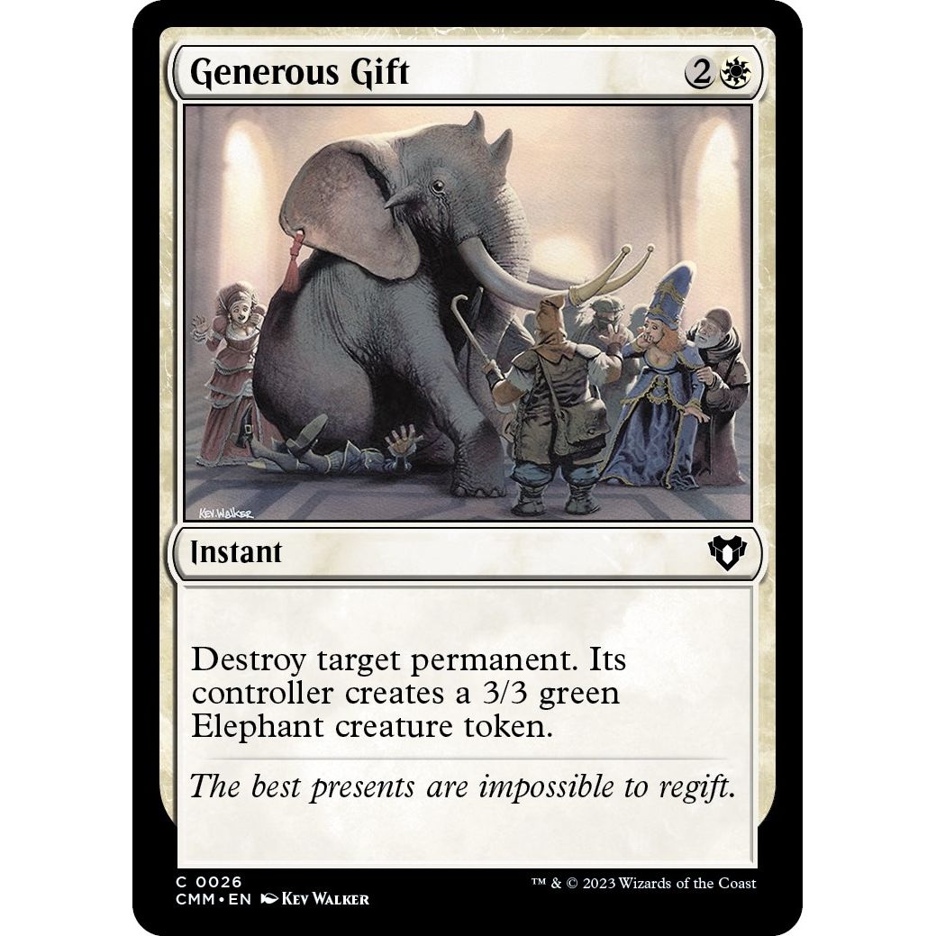 Image for Generous Gift (26) (CMM) - Magic: The Gathering