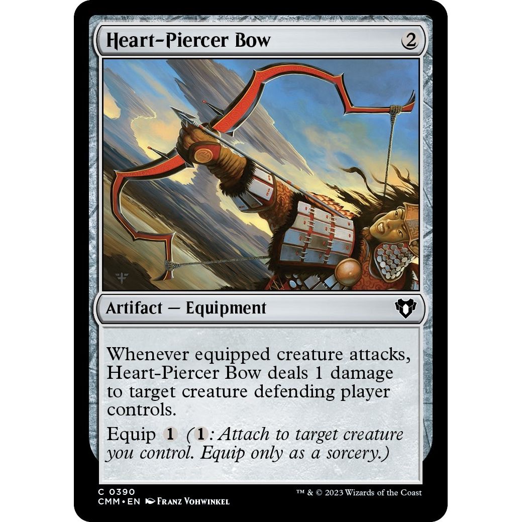 Image for Heart-Piercer Bow (390) (CMM) - Magic: The Gathering