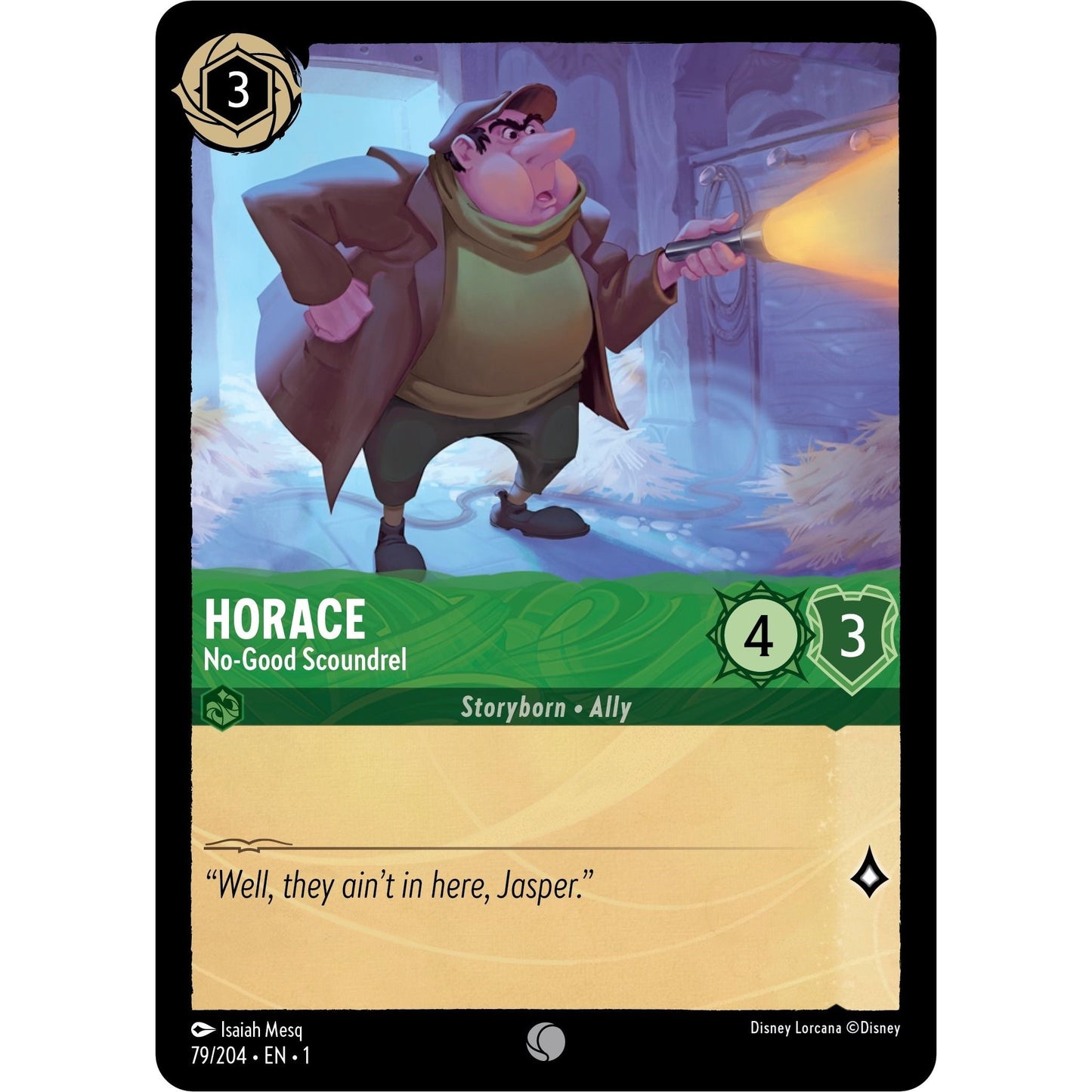 Image for Horace - No-Good Scoundrel (79/204) (1) - Disney Lorcana
