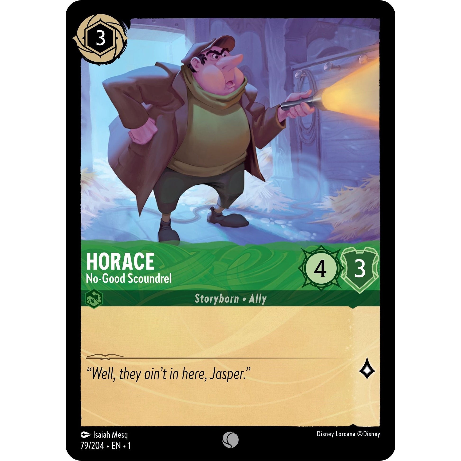Image for Horace - No-Good Scoundrel (79/204) (1) - Disney Lorcana