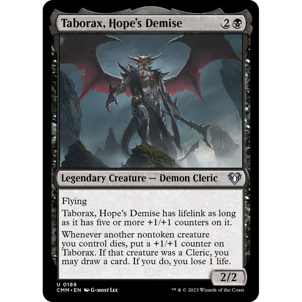 Image for Taborax, Hope's Demise (189) (CMM) - Magic: The Gathering