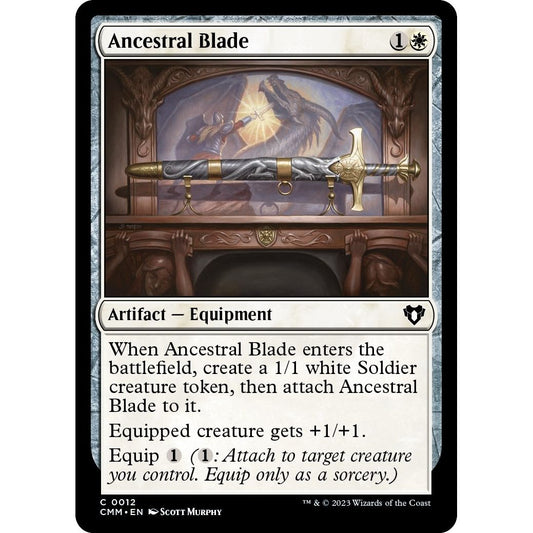 Image for Ancestral Blade (12) (CMM) - Magic: The Gathering