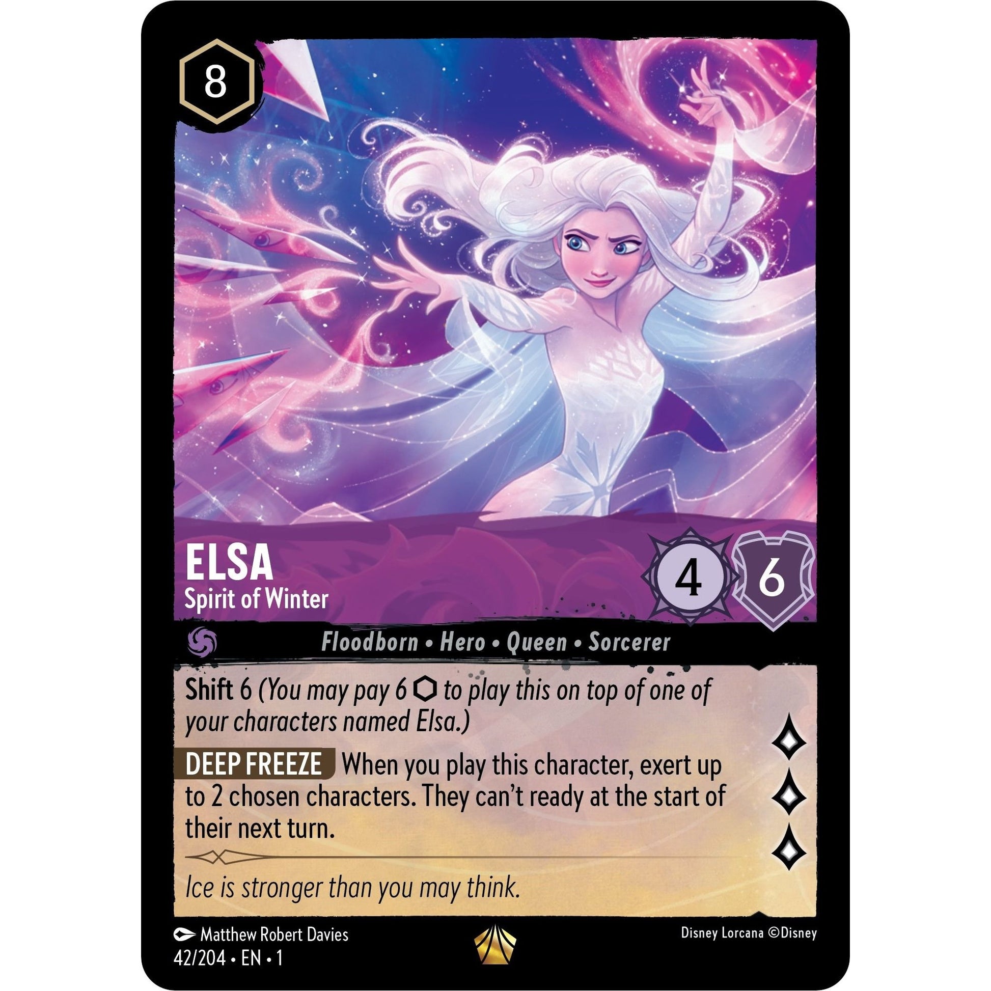 Image for Elsa - Spirit of Winter (42/204) (1) - Disney Lorcana