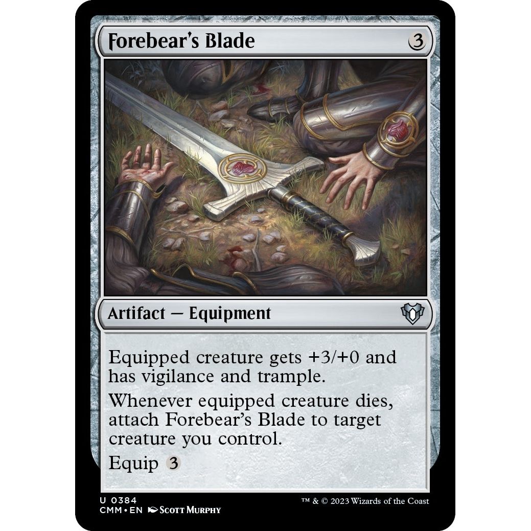 Image for Forebear's Blade (384) (CMM) - Magic: The Gathering
