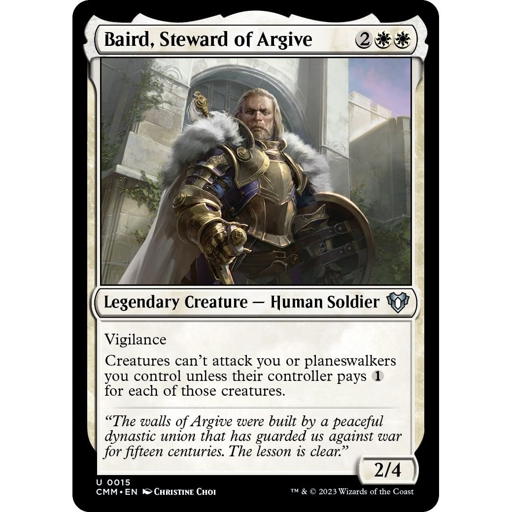 Image for Baird, Steward of Argive (15) (CMM) - Magic: The Gathering